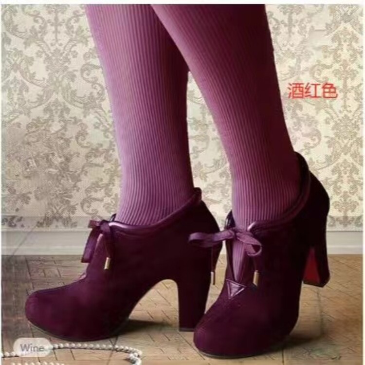 Women's Fashion Pointed Toe Low Heel Pumps - Style s.html