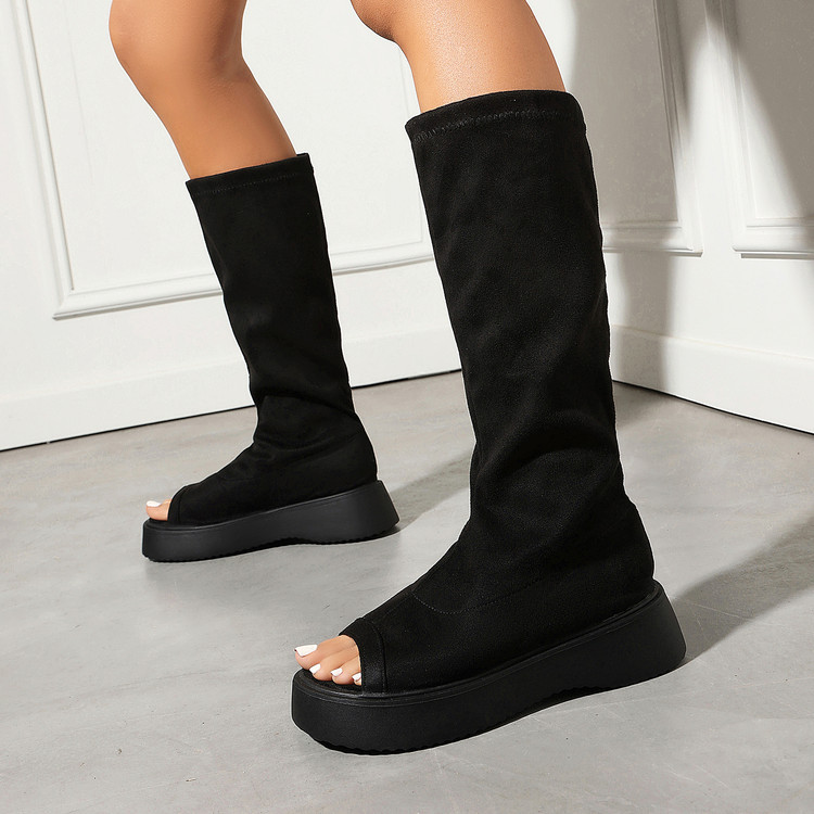 Casual High-Top Platform Sandals