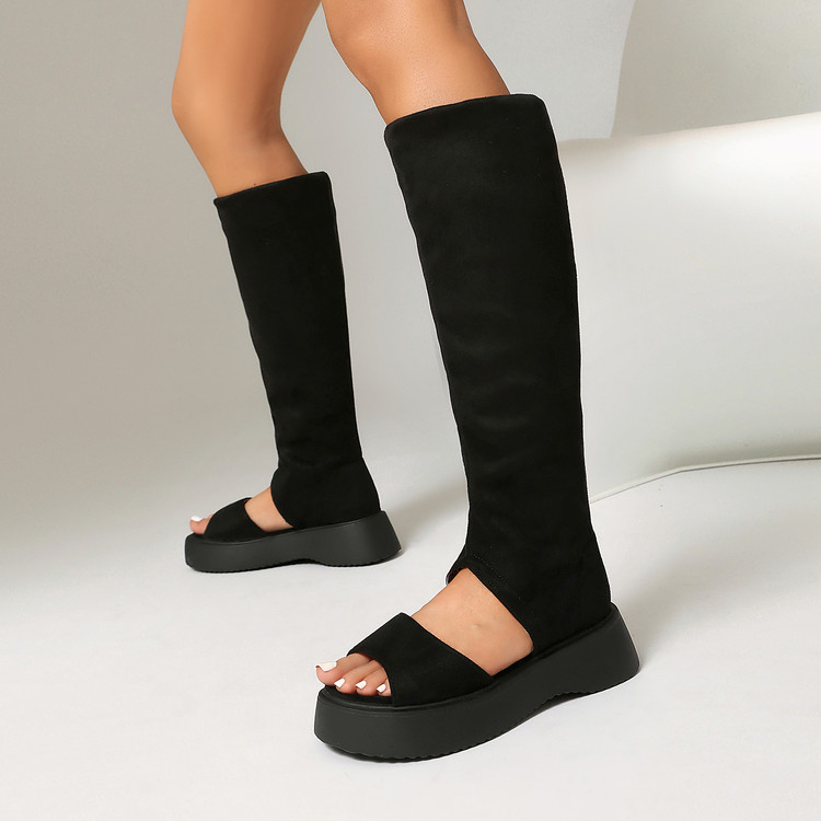 Roman High-Top Platform Sandals - Image 2